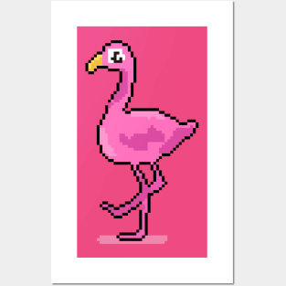 Flamboyant Flamingo Posters and Art